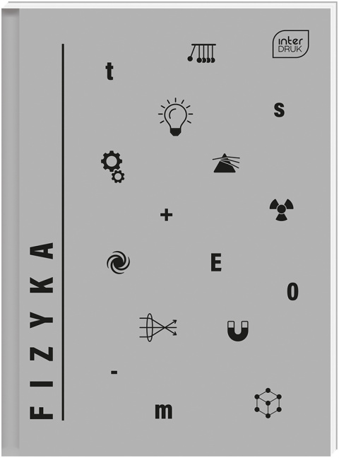 BRULION A5 80 KARTEK # KRATKA TEMATYCZNY FIZYKA 70 g. , INTERDRUK