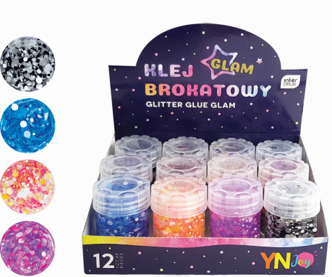 KLEJ BROKATOWY DEKORACYJNY 20 g. GLAM , INTERDRUK