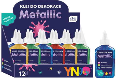 KLEJ DO DEKORACJI 70 g. METALLIC , INTERDRUK