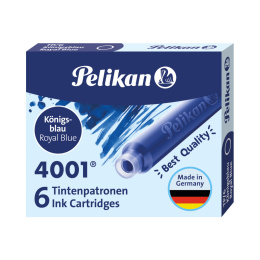 NABOJE DO PIÓR KRÓTKIE NIEBIESKIE , PELIKAN HERLITZ