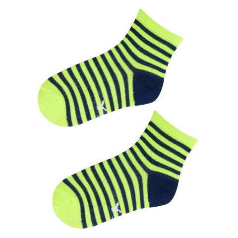 Skarpety Dziewczęce w Paski Fluo roz. EUR 28/30 SK-35 Skarpety Dziewczęce w Paski Fluo roz. EUR 28/30 SK-35