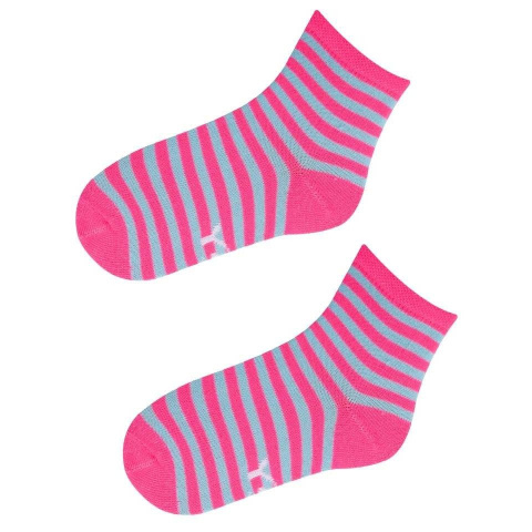 Skarpety Dziewczęce w Paski Fluo roz. EUR 28/30 SK-35 Skarpety Dziewczęce w Paski Fluo roz. EUR 28/30 SK-35