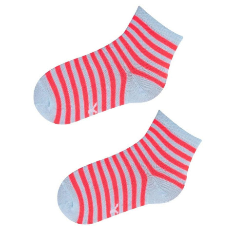 Skarpety Dziewczęce w Paski Fluo roz. EUR 28/30 SK-35 Skarpety Dziewczęce w Paski Fluo roz. EUR 28/30 SK-35