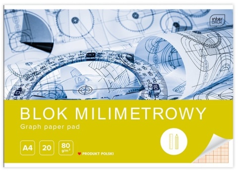 I.BLOK MILIMETROWY A4 20 KARTEK