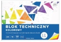 I.BLOK TECHNICZNY A4 10 KOLOR BARWIONY W MASIE