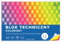 I.BLOK TECHNICZNY A4 10 KOLOR BARWIONY W MASIE