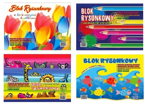 PR-BLOK RYSUNKOWY A-4 KOLOR a'10