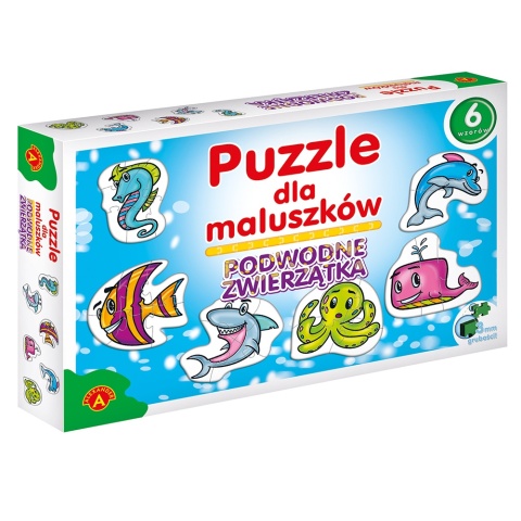 -005363 PUZZLE DLA MALUSZKÓW - PODWODNE ZWIERZĘTA
