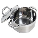 147651 GARNEK STALOWY 28x16 cm.9,8 L. VELIO