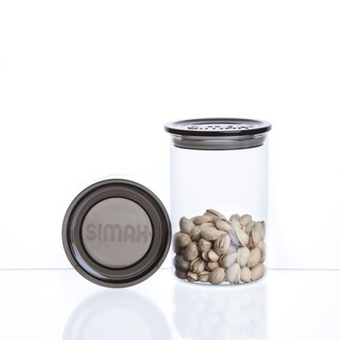 803201 POJEMNIK 800 ml. Z POKRY. CZARNY 5152/D//BL