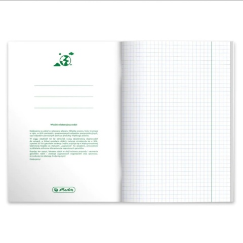 HERLITZ-500042 ZESZYT A5 60 KR ECO PP - GEOGRAFIA