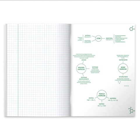 HERLITZ-500073 ZESZYT A5 60 KR ECO PP - CHEMIA