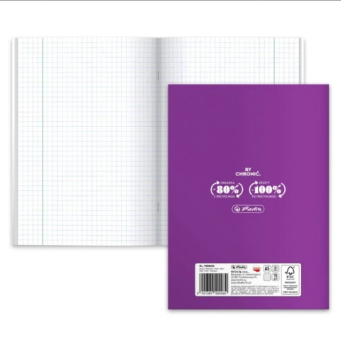 HERLITZ-500080 ZESZYT A5 KR ECO PP - FIZYKA