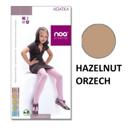 KN-RAJSTOPY AGATKA 122-128 HAZELNUT DR0002