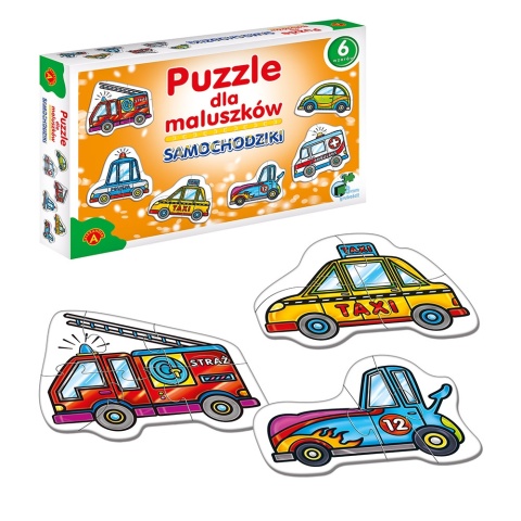 PUZZLE DLA MALUSZKÓW SAMOCHODZIKI , ALEXANDER