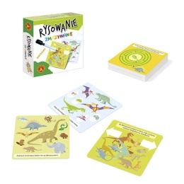 -026870 RYSOWANIE ZMAZYWANIE DINOZAURY