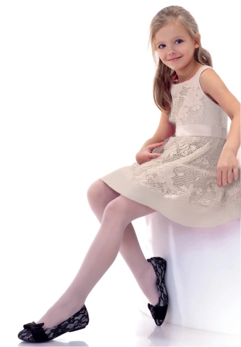 KN-RAJSTOPY LYCRA 20 DEN ALA BIANCO 128-134 DR0006