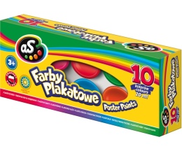 ASTRA-087467 FARBY SZKOLNE AS 10 kol. 20 ml.