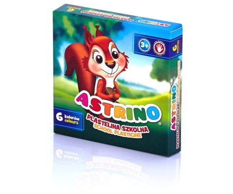ASTRA-095745 PLASTELINA 6 kol. ASTRINO