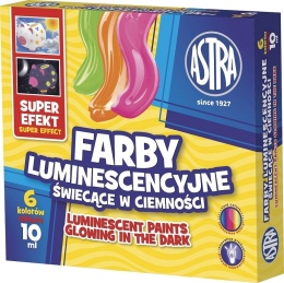 ASTRA-140039 FARBY PLAKATOWE 6 KOL. 10 ML.