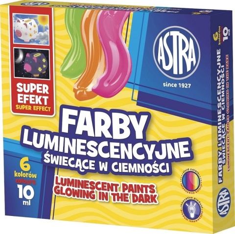 ASTRA-140039 FARBY PLAKATOWE 6 KOL. 10 ML.