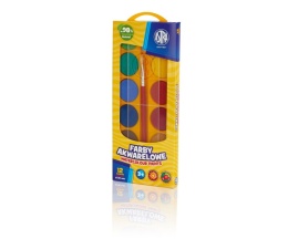 ASTRA-220229 FARBY AKWARELOWE 12 KOL. 30 MM.