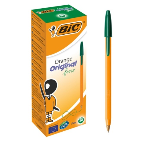 BIC-DŁUGOPIS ORANGE ORIGINAL ZIELONY a'20
