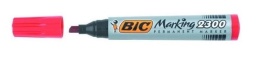BIC-MARKER PERMANENTNY ECO ŚCIĘTY CZERWONY a'12