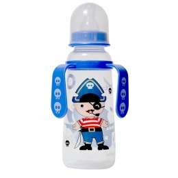 D.B 251 BUTELKA PLAST. 250 ml. z dekoracją B251