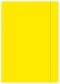 I.TECZKA Z GUMKĄ A4+ FLUO ŻÓŁTA a'10