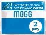 MEGG-SKARPETKI ELASTIL 20 den. BEZUCISKOWE a'2