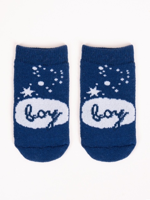 SC-SKF-BABY SKARPETY FROTTE WZORZYSTE BOY 3-6 m