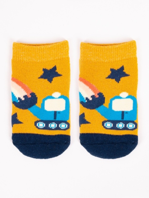 SC-SKF-BABY SKARPETY FROTTE WZORZYSTE BOY 3-6 m