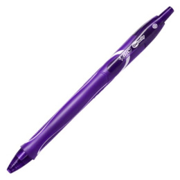 DŁUGOPIS ŻELOWY GELOCITY QUICK DRY 0,7 mm. PURPUROWY , BIC