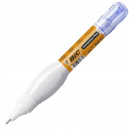 KOREKTOR W PISAKU 7 ml. Z METALOWĄ KOŃCÓWKĄ , BIC