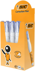 KOREKTOR W PISAKU 7 ml. Z METALOWĄ KOŃCÓWKĄ , BIC