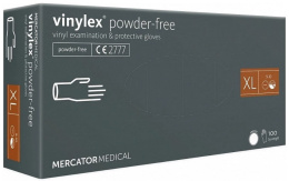 RĘKAWICE WINYLOWE XL VINYLEX BEZPUDROWE PF KOMPLET 100 szt. , MERCATOR