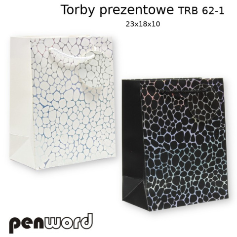 TORBA PREZENTOWA TRB 62-1 23x18x10 cm. MIX