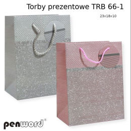 TORBA PREZENTOWA TRB 66-1 23x18x10 cm. MIX