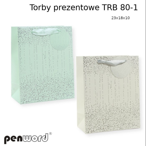 TORBA PREZENTOWA TRB 80-1 23x18x10 cm. MIX