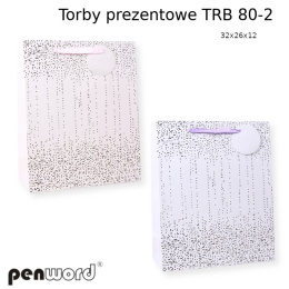 TORBA PREZENTOWA TRB 80-2 32x26x12 cm. MIX