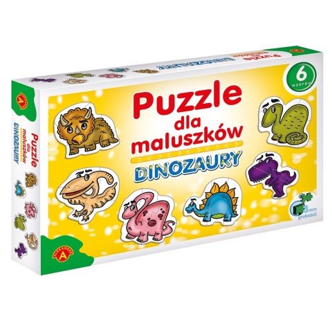 -005424 PUZZLE DLA MALUSZKÓW - DINOZAURY
