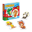 -017328 PUZZLE DLA MALUSZKÓW - KROKODYL