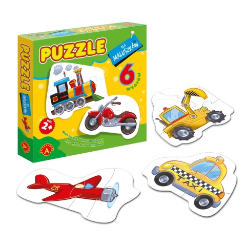 -017342 PUZZLE DLA MALUSZKÓW - LOKOWOTYWA