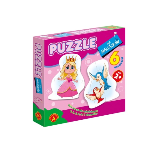 -017359 PUZZLE DLA MALUSZKÓW - KRÓLEWNA