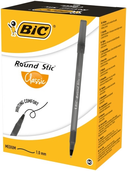 BIC-DŁUGOPIS ROUND ST.SIMP.CZARNY