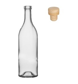 BUTELKA 500 ml. COGNACAISE Z KORKIEM a'6