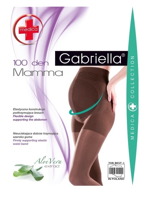 G-RAJSTOPY MAMMA 100 den. 5 NERO CODE 174