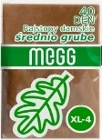 MEGG-RAJSTOPY ELASTIL 40 den. 4 - XL