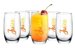 908909 SZKLANKA WYSOKA 320ML JUICE 6SZT GLASMARK